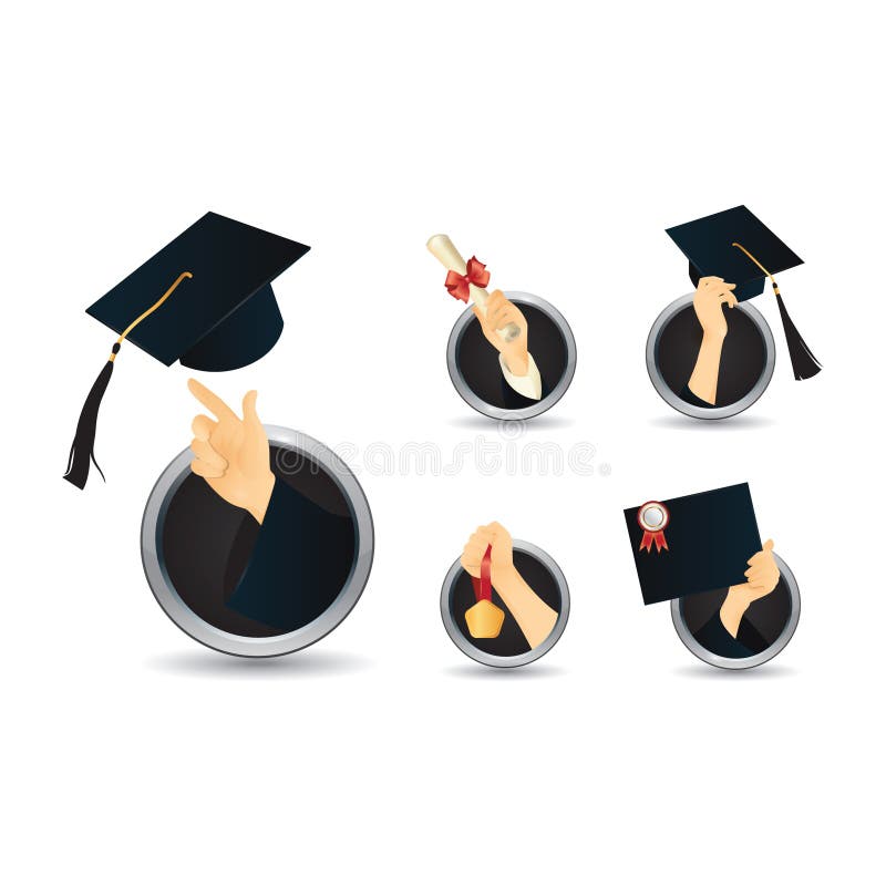 Graduation Cap Medals Stock Illustrations 19 Graduation Cap Medals