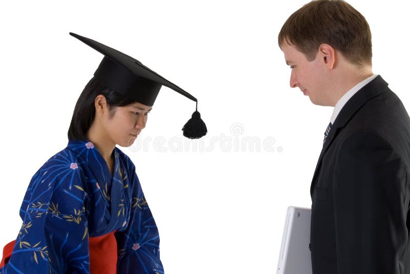 Graduação da mulher nova imagens de stock Graduação da mulher nova imagens de stock