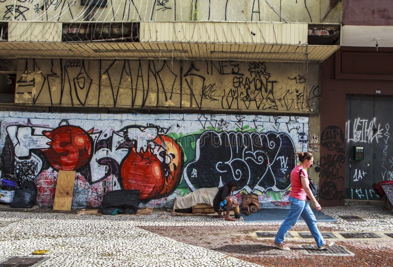 Graffiti Art in Sao Paulo, Brazil