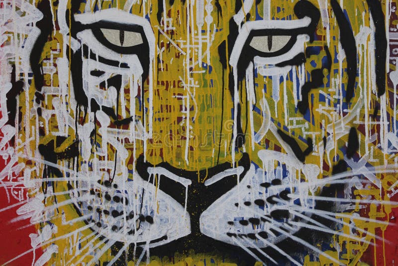 Graffiti de Paris illustration libre de droits Graffiti de Paris illustration libre de droits