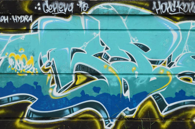 Graffiti Design on a Wall, Urban Backgrounds Editorial Photography Image of public, grafitti