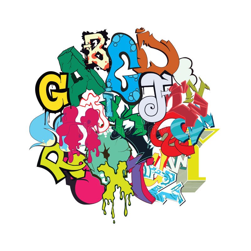 Graffiti modern art stock vector. Illustration of artwork - 22035294