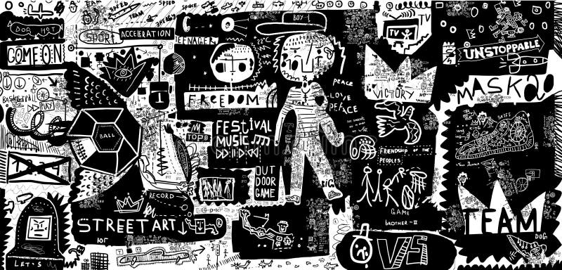 Graffiti stock illustration Graffiti stock illustration