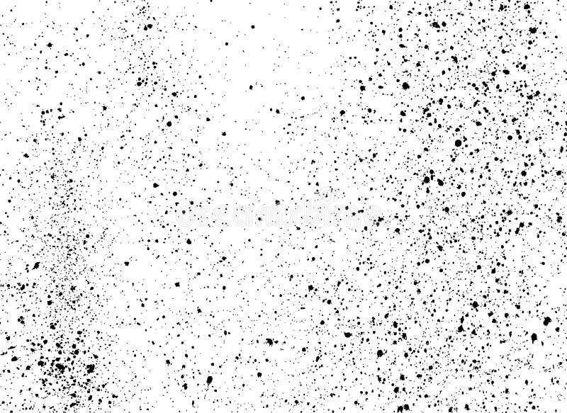 Graffiti Paint Splatter Pattern in White Over Black Stock Vector