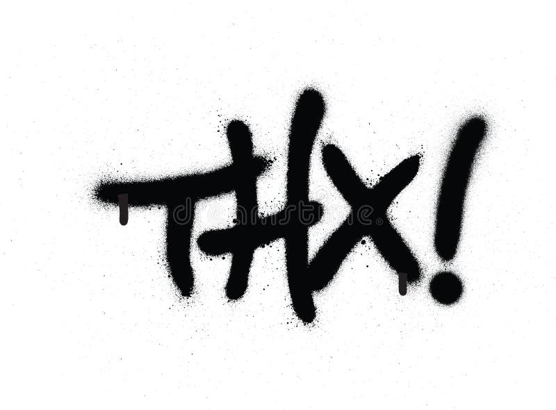 Graffiti Bmx Abbreviation Sprayed in Black Over White Stock Vector Illustration of paint