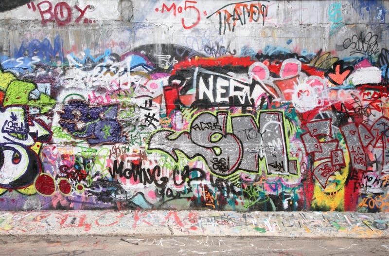 Graffiti van de stad