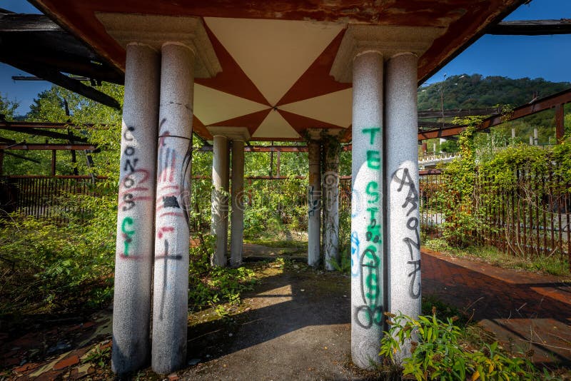 Graffiti And Views Of The Abandoned City Of Consonno Lecco