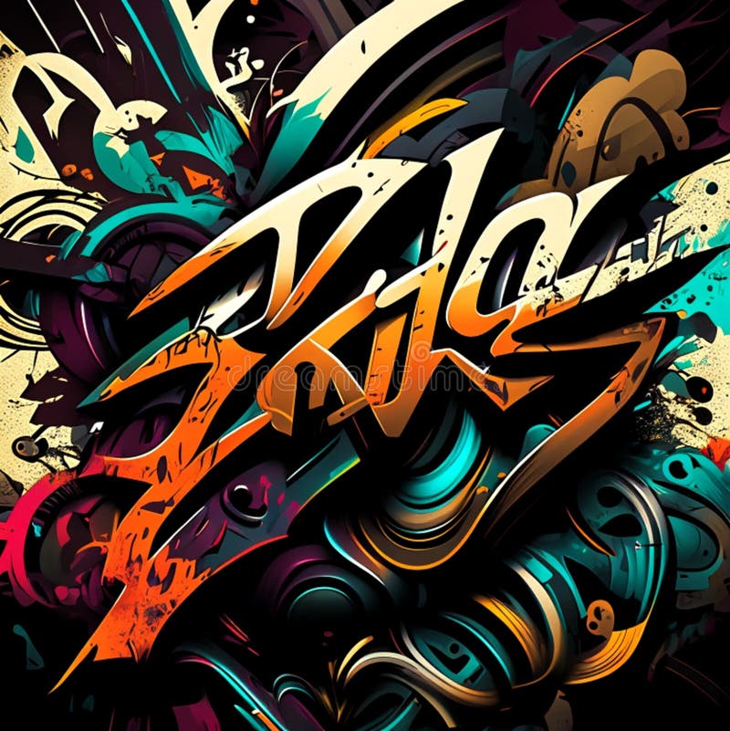 Graffiti Font Ai Stock Illustrations 510 Graffiti Font Ai Stock