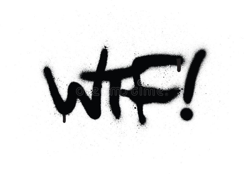 Graffiti Bmx Abbreviation Sprayed in Black Over White Stock Vector Illustration of paint