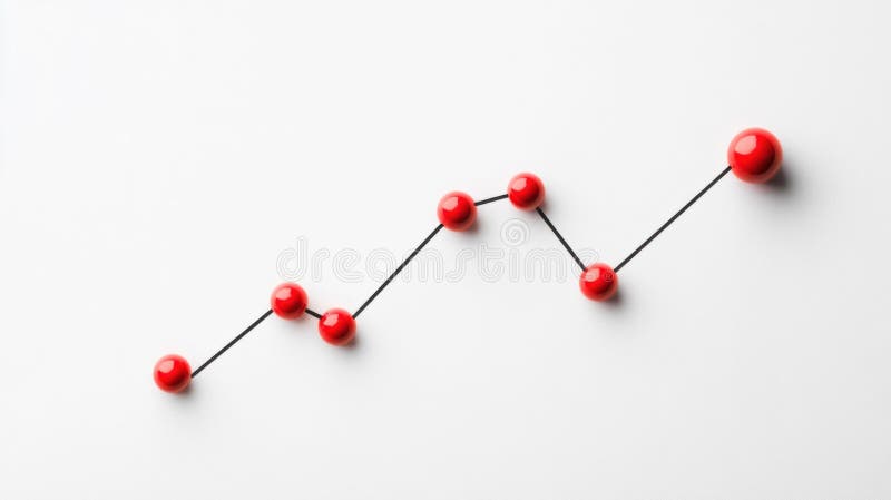 Grafic colorat cu puncte de date vector illustration