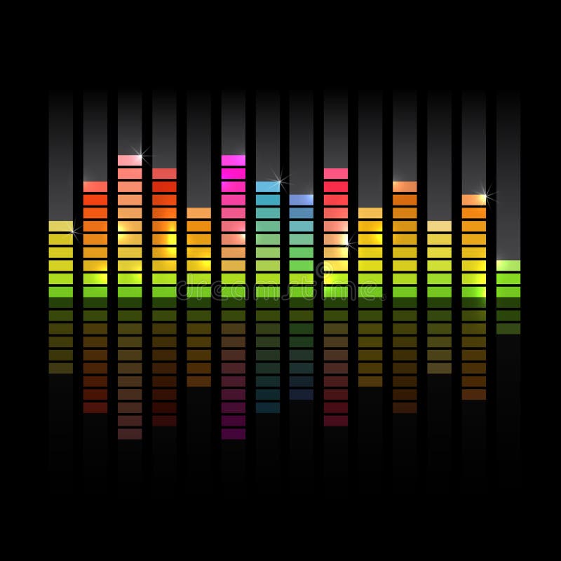 Grafic colorat royalty free illustration