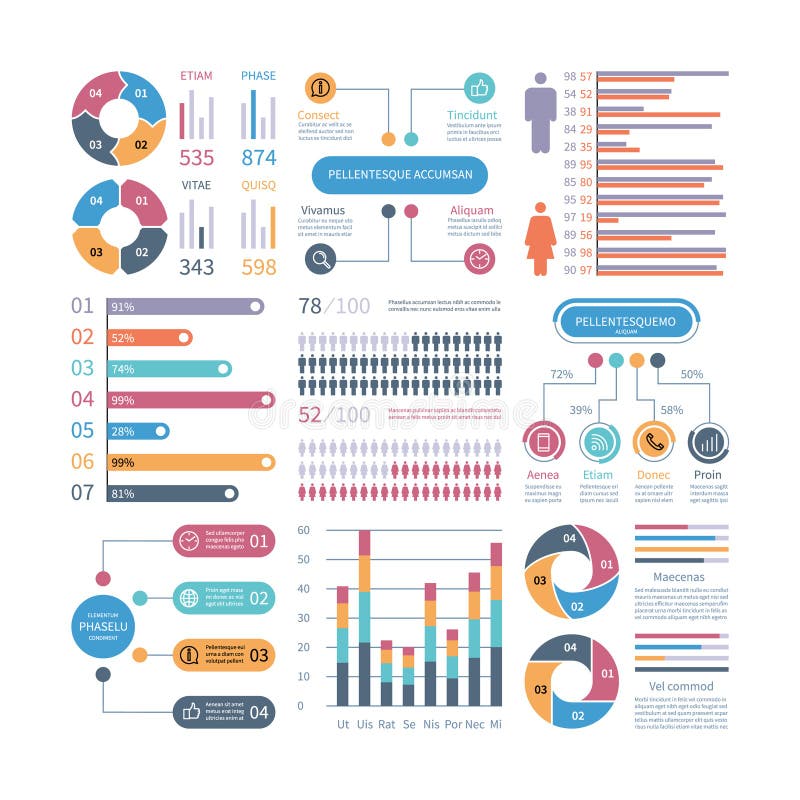 Grafici di Infographic Diagramma di flusso di opzione del diagramma del infochart di processo del grafico di affari con le icone illustrazione vettoriale Grafici di Infographic Diagramma di flusso di opzione del diagramma del infochart di processo del grafico di affari con le icone illustrazione vettoriale