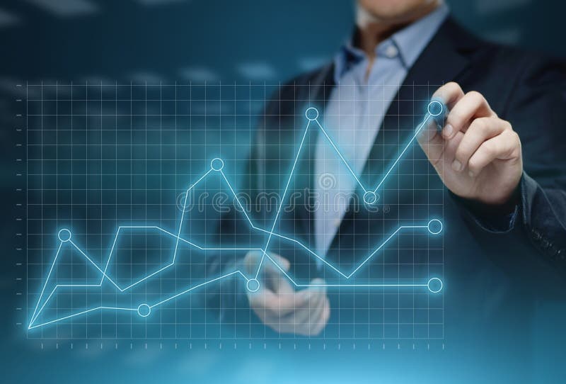 Grafico finanziario Grafico del mercato azionario Concetto di tecnologia di Internet dell'attività d'investimento dei forex fotografia stock Grafico finanziario Grafico del mercato azionario Concetto di tecnologia di Internet dell'attività d'investimento dei forex fotografia stock