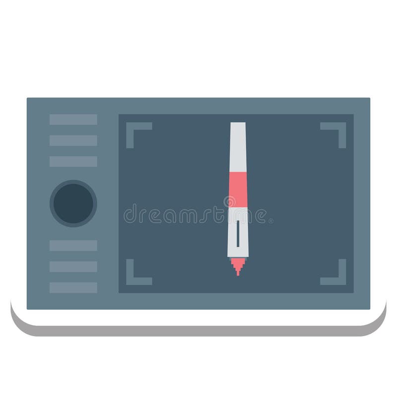 Graficzna pastylka, Digitizer Wektorowa ikona editable ilustracja wektor Graficzna pastylka, Digitizer Wektorowa ikona editable ilustracja wektor