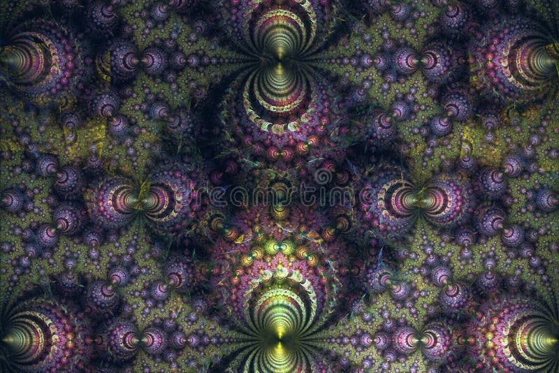 Grafik Abstrct Digital Technologien von Fractalgraphiken vektor abbildung