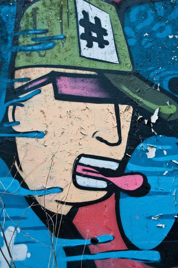 Grafitti av höftflygturkonstnären royaltyfri bild Grafitti av höftflygturkonstnären royaltyfri bild