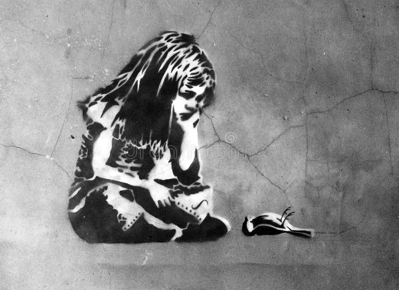 Grafittis da arte da parede da pintura à pistola, Kingston Upon Hull ilustração royalty free Grafittis da arte da parede da pintura à pistola, Kingston Upon Hull ilustração royalty free