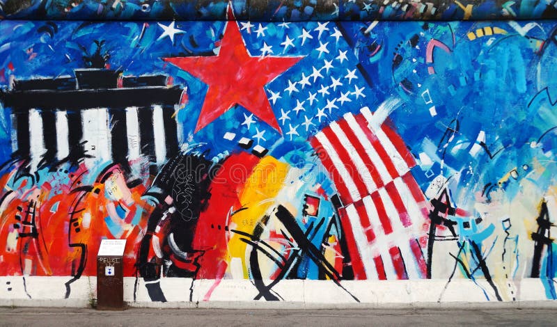 Grafittis de Berlin Wall East Side Gallery