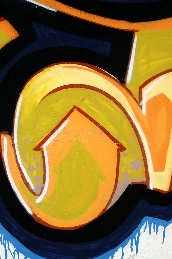 Fragment of urban graffiti close-up, may be used as background. Fragment of urban graffiti close-up, may be used as background