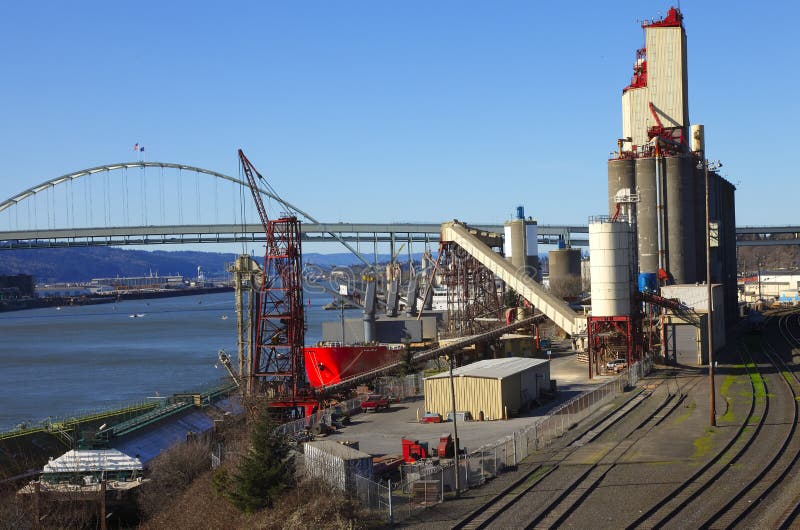 Grain elevator, Portland OR.