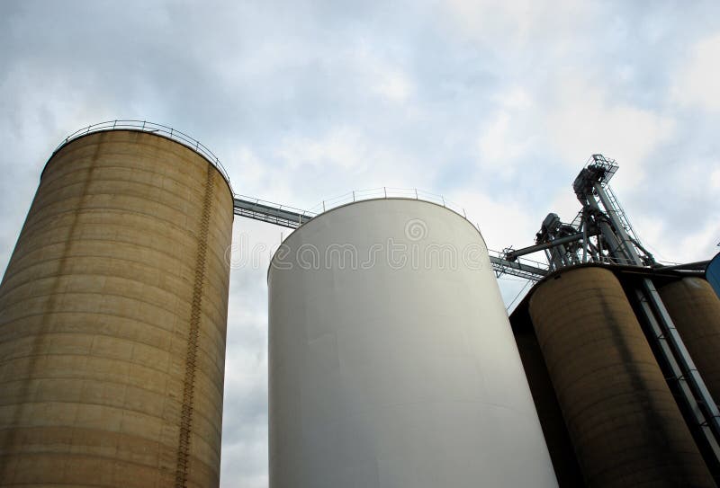 Grain Elevator stock photo. Image of agriculture, industry 4132110