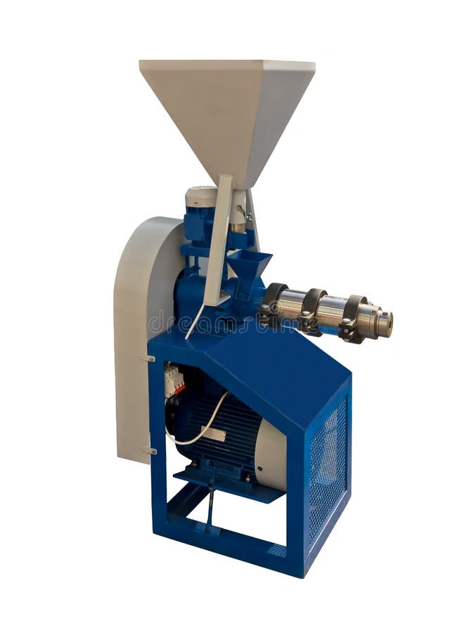 Grain extruder stock image. Image of mobile, blue, work 20831457
