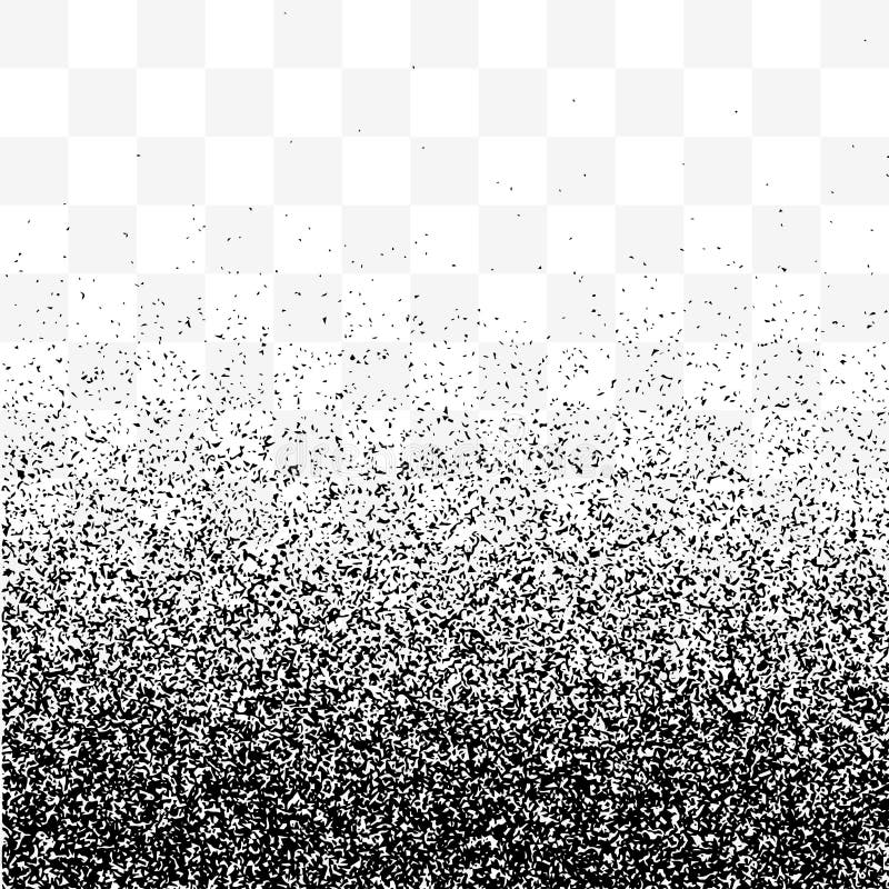 Grain Gradient Transparent Background Black And White Old