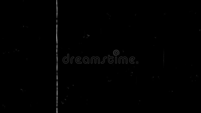 Grainy Dust and Scratch Overlay Animation Video Effects royalty free illustration