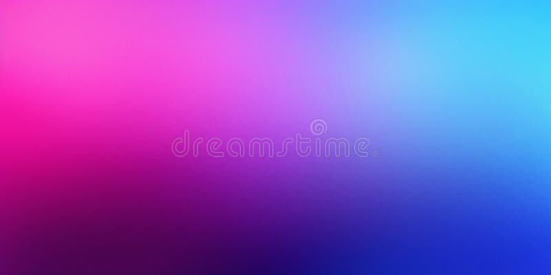 Grainy gradient background from pink to blue stock photography