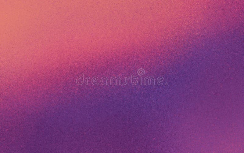 Grainy purple and orange gradient texture. Dark sunset sky noise stipple background for banner, wallpapers.