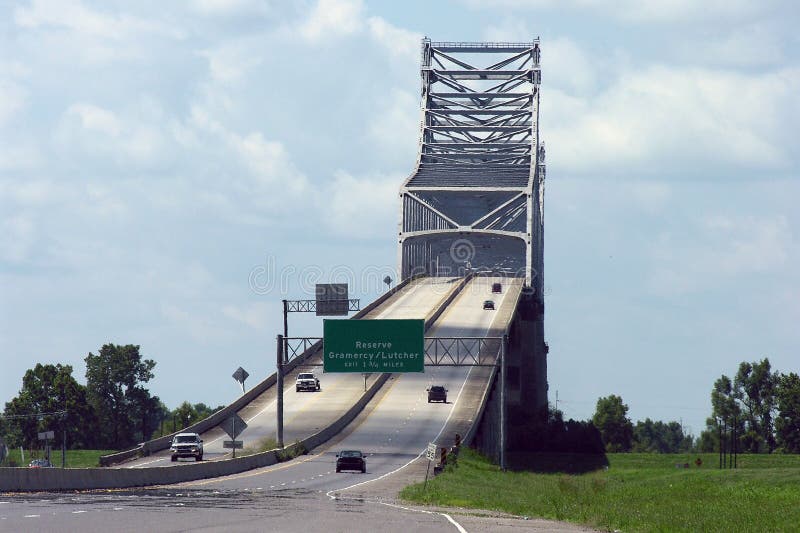 Gramercy Bridge stock photo. Image of steel, towering 14311952