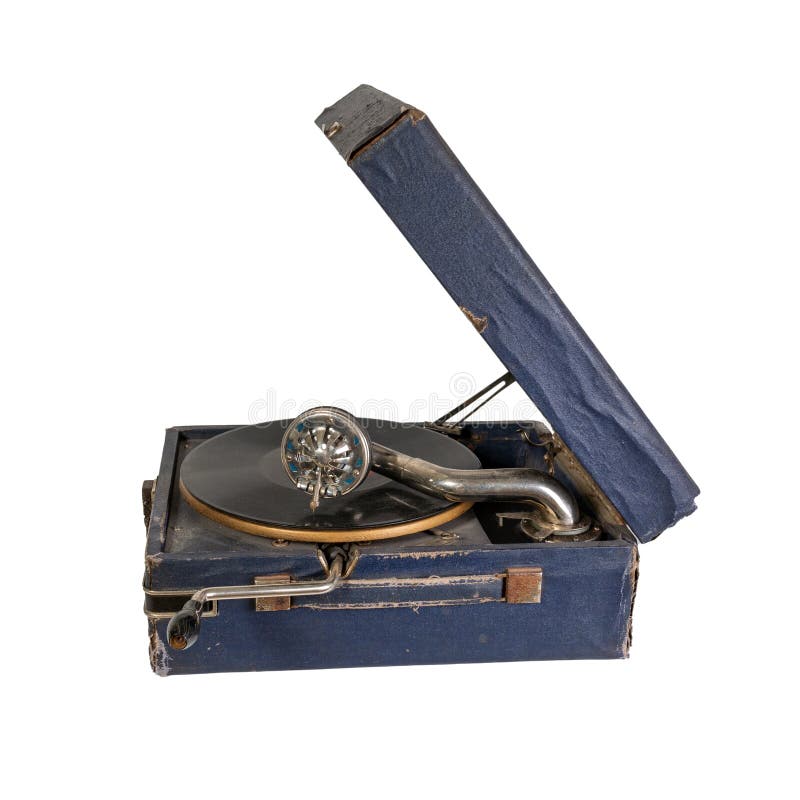 Sac gramophone phonographe disque plat