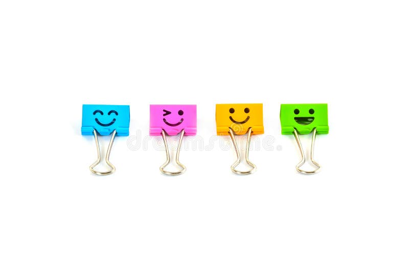 Grampos da pasta imagens de stock Grampos da pasta imagens de stock