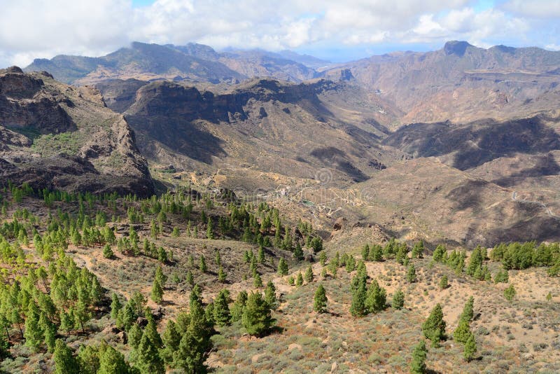 Gran Canaria Mountain Stock Images Image 34314154