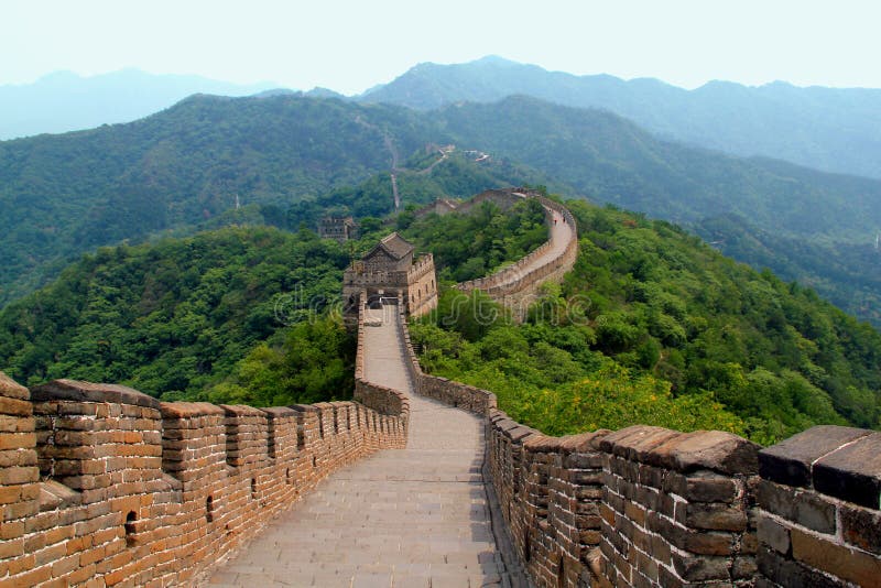 Gran Muralla de la escena de China imagenes de archivo Gran Muralla de la escena de China imagenes de archivo