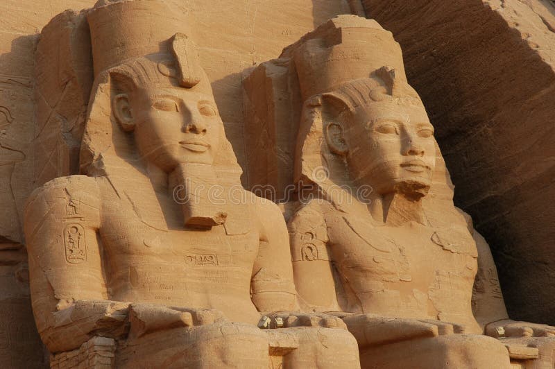 Gran templo de Abu Simbel fotos de archivo libres de regalías