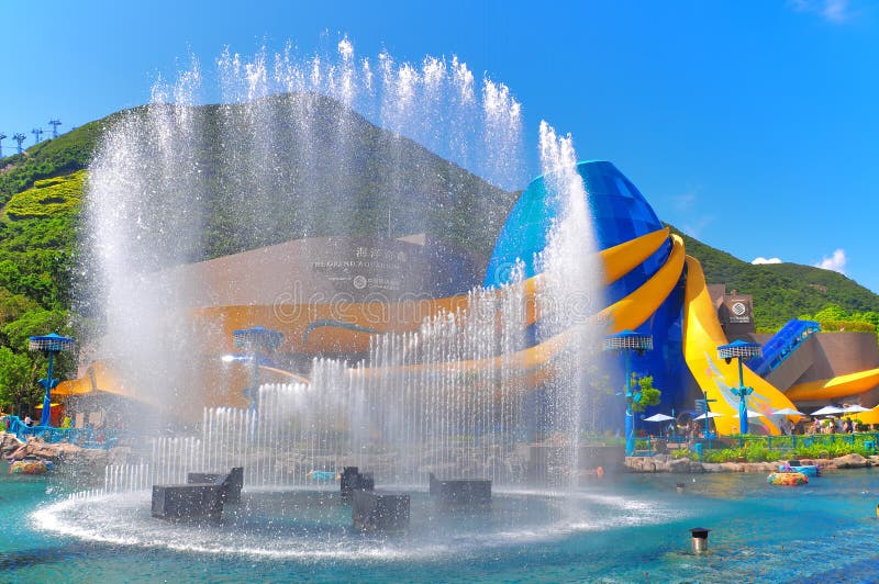 Grand Aquarium of Ocean Park, Hong Kong Editorial Photo Image of