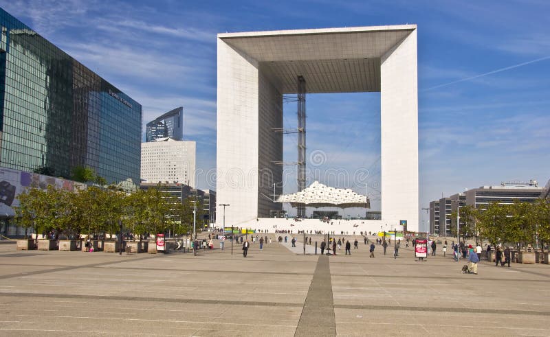 Grand Arch. Business district La Defense