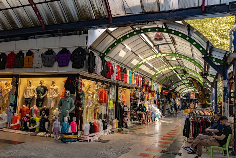 Grand Bazaar in Marmaris, Mugla Province, Turkey Editorial Photography