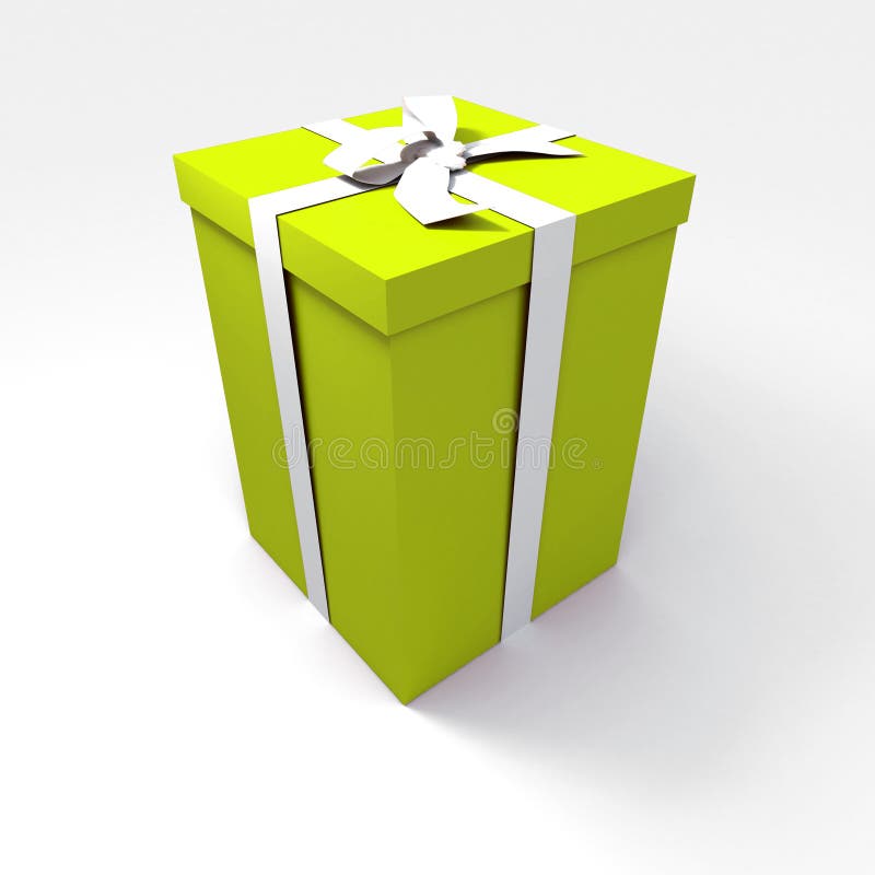 Grand cadre de cadeau vert illustration libre de droits Grand cadre de cadeau vert illustration libre de droits