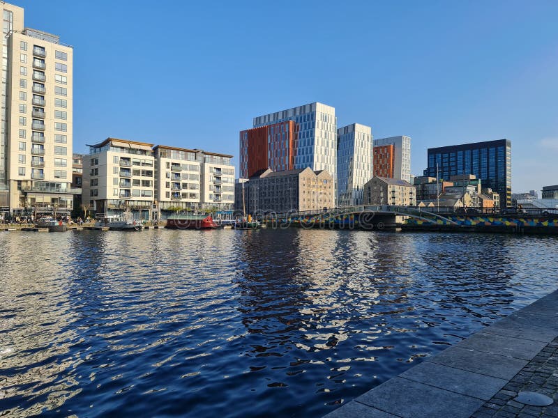 Grand Canal Docks in Dublin, Ireland