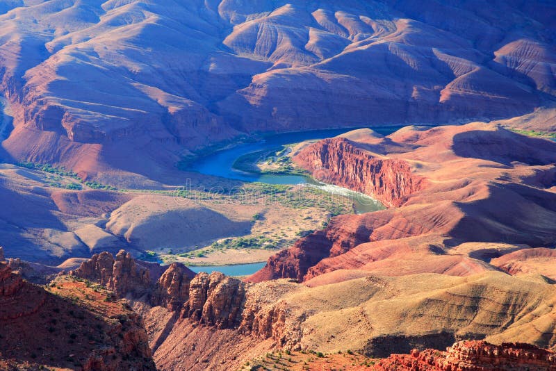 Grand Canyon Colorado river stock photos