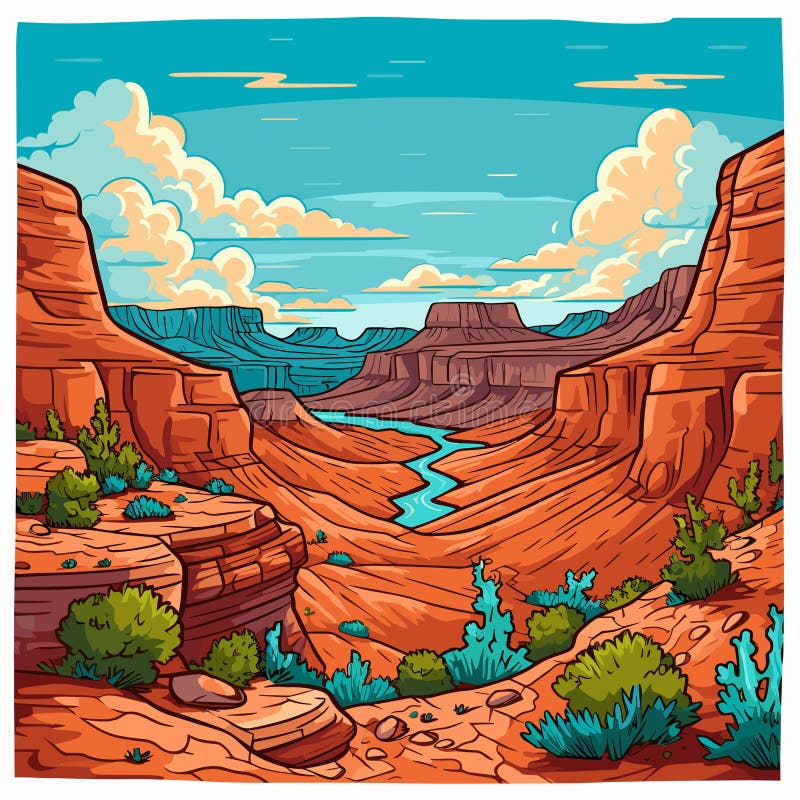 Cartoon Grand Canyon Stock Illustrations – 652 Cartoon Grand Canyon ...