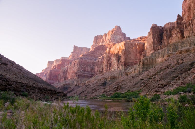 Grand Canyon Late Afternoon Redwall Stock Photo Image Of Nature