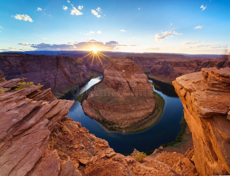 Grand Canyon Mit Dem Colorado, Gelegen In Der Seite, Arizona, USA