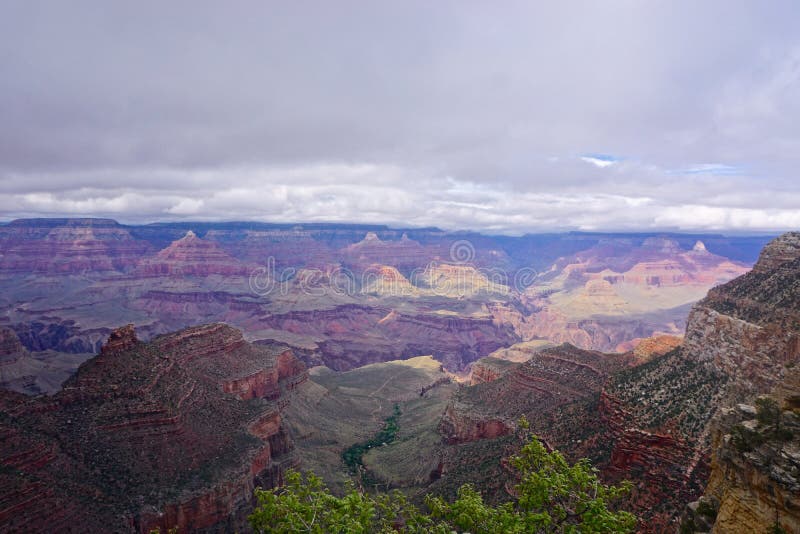Grand Canyon National Park, Arizona, USA: View of the Grand Canyon from the Rim Trail on the South Rim stock photo Grand Canyon National Park, Arizona, USA: View of the Grand Canyon from the Rim Trail on the South Rim stock photo