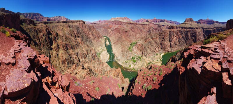 Grand Canyon Panorama stock photo