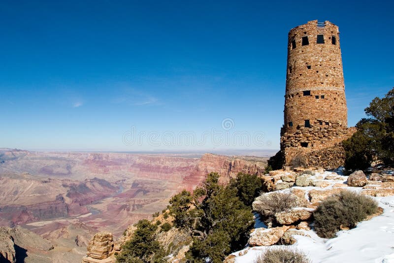grand canyon pustynny wieża widok obraz stock grand canyon pustynny wieża widok obraz stock