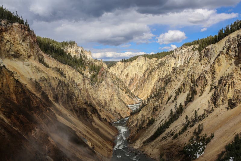 Grand canyon in yellowstone national park