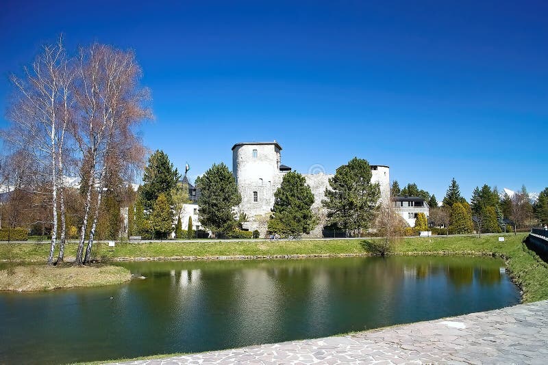 Grand Castle - Gothic castle and Renaissance manor house in Liptovsky Hradok in Slovakia.